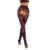 Collants ouverts TI027 20/40 deniers - noir