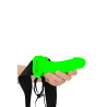 Gode-ceinture creux phosphorescent  18cm - Ouch