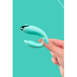 Vibro pour couples PleasureBerry vert - FairyGasm