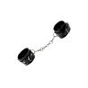 Menottes Premium en cuir noir - Ouch! by Shots