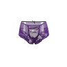 Tanga sexy pourpre à laçage