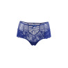 Tanga sexy bleu à laçage