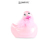 Mini canard vibrant Duckie Paris - rose