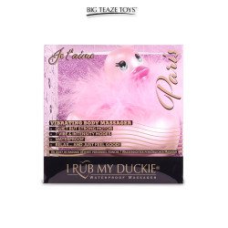 Mini canard vibrant Duckie Paris - rose