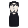 Robe noire V-9209 - Axami