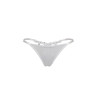 String ouvert à strass blanc