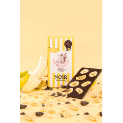Chocolat noir banane - Tablette 100g - Les canailles