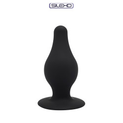 Plug anal The Original Model 2 noir 9,3 cm - SilexD