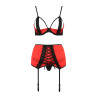 Ensemble lingerie à jarretelles Femmina - Passion