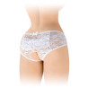 Culotte ouverte blanche Amanda - Fashion Secret