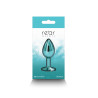 Plug bijou aluminium chromé vert S