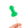 Présentoir de 40 sucettes pénis à la menthe avec effet rafraichissant
