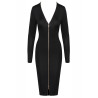 Robe noire à manches longues -  Cotelly Party