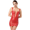 Mini robe lacée Bombshell F364 - Noir Handmade