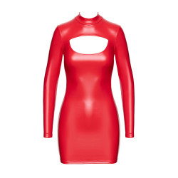Mini robe Bombshell F367 - Noir Handmade
