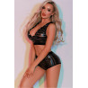 Ensemble Top et Shorty noir - J Lingerie