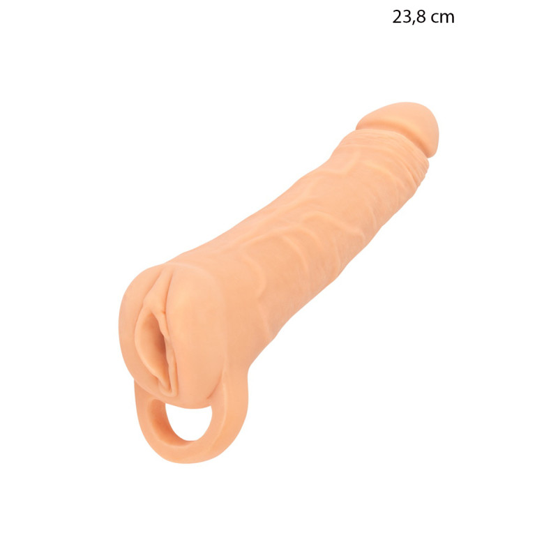 Masturbateur et extension de pénis  23,8 cm - Nature Skin