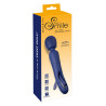 Vibro Wand réversible avec langue vibrante - Sweet Smile