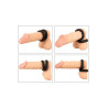 Double Cock Ring liquid silicone - Erecto