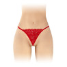 String avec perles Venusina - rouge