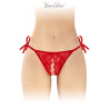 String rouge ouvert à nouer Stella - Fashion Secret