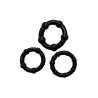 Set 3 Cockrings noir Babooom - Wooomy