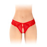 String ouvert Alicia rouge - Fashion Secret