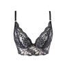 Soutien-gorge bustier noir V-10511 - Axami