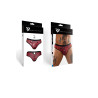 Slip type brésilien zébré rouge et noir - Regnes