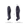 Gaine de pénis 3 en 1 Ryzer Black Plum - Man Wan