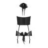 Guêpière Kesmina faux cuir - Passion