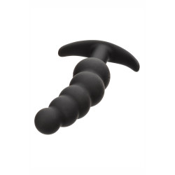 Plug anal Vibrant avec 5 perles - Calexotics