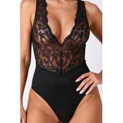Body noir Evalie - Passion