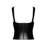 Top style corset Vixen F365 - Noir Handmade