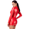 Mini robe Bombshell F367 - Noir Handmade
