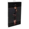 Robe fuseau Crystal F371 - Noir Handmade
