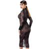 Robe fourreau Noirelle F376 - Noir Handmade