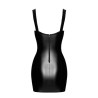 Mini robe lacée Vixen F363 - Noir Handmade