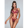 Body sexy rouge - J Lingerie