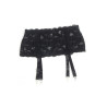 Porte-jarretelles dentelle large Noir - Litolu Lingerie
