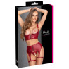 Ensemble seins nus 3 pièces Rouge - Cottelli LINGERIE