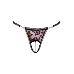 String dentelle ouvert bicolore - Cottelli LINGERIE