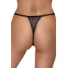 String ouvert Fleur brodée - Cottelli LINGERIE