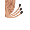 Coffret 3 cordes de bondage Premium - Rosy Gold