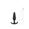 Mini plug Anchor silicone  8 x 2,1 cm - Easytoys