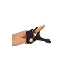 Cock & Ball Ring liquid silicone avec écarteur de périnée - Erecto