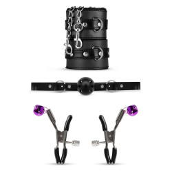 Coffret BDSM  Black Fantasy 10 accessoires - Bedroom Fantasies