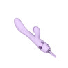 Vibro Rabbit 3 en 1 Purple Sucker - DIK