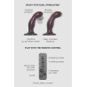 Dildo fingering et vibrant aubergine - Strap On Me