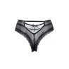 Tanga noir dentelle - Paris Hollywood